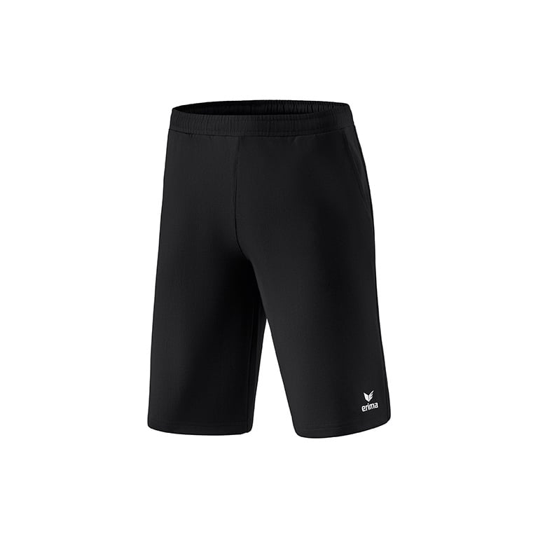 Erima Sport-Freizeithose Essential 5-C Short - Baumwolle - kurz schwarz/weiss Herren